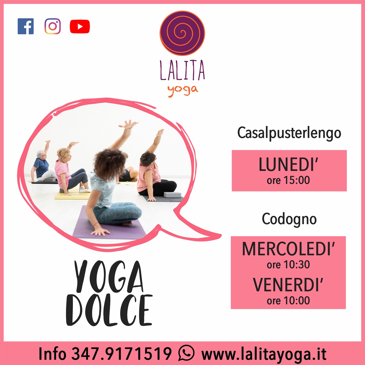 Yoga Dolce adulti Codogno Casale 2025 -2026